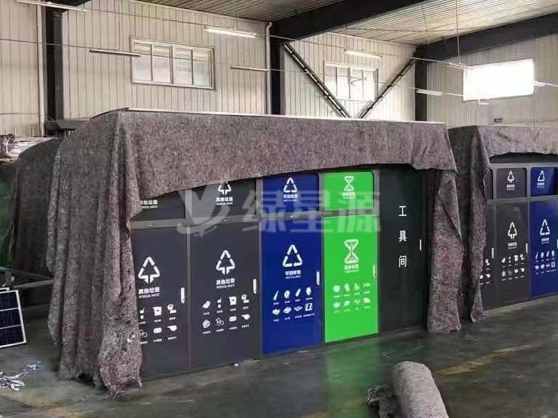 智能垃圾箱廠家發貨山（shān）東（dōng）案例配圖二