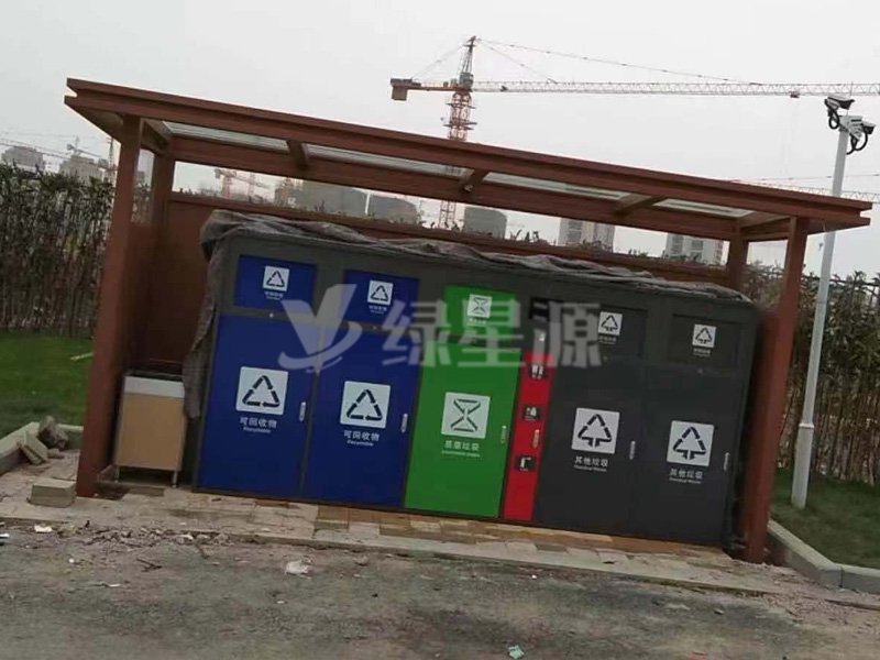 智能垃圾箱（xiāng）廠家發貨山東案例配圖三